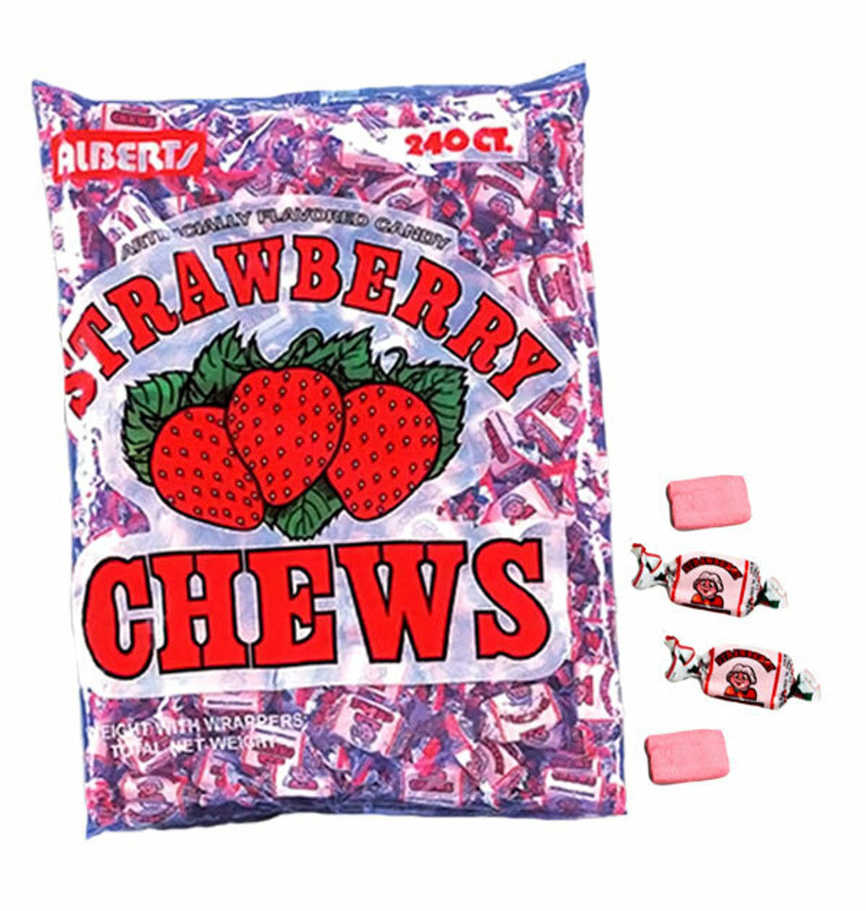 Albert's Strawberry Chews 240ct