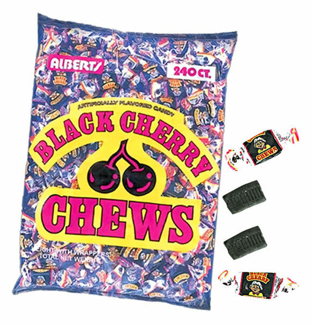 Albert's Black Cherry Chews 240ct