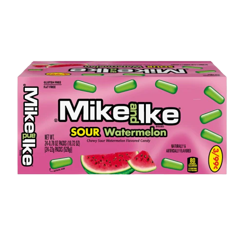 Mike & Ike Sour Watermelon 24ct