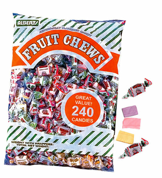 Albert's Fruit Punch Chews 240ct