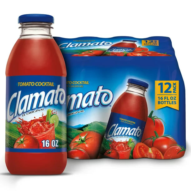 Clamato Tomato Juice 12/16oz